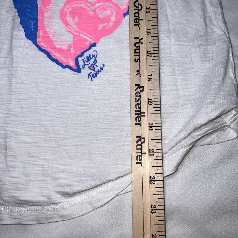 Lilly Pulitzer T-shirt Size XXS White Lilly Loves Texas Short Sleeve Graphic Tee - Picture 6 of 10